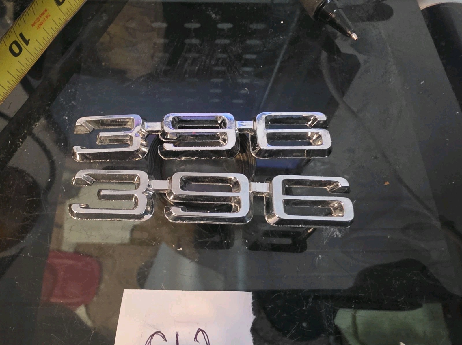 NOS 1969 70 CHEVROLET CHEVELLE / EL CAMINO 396 FENDER EMBLEM SET OEM GM 3948030