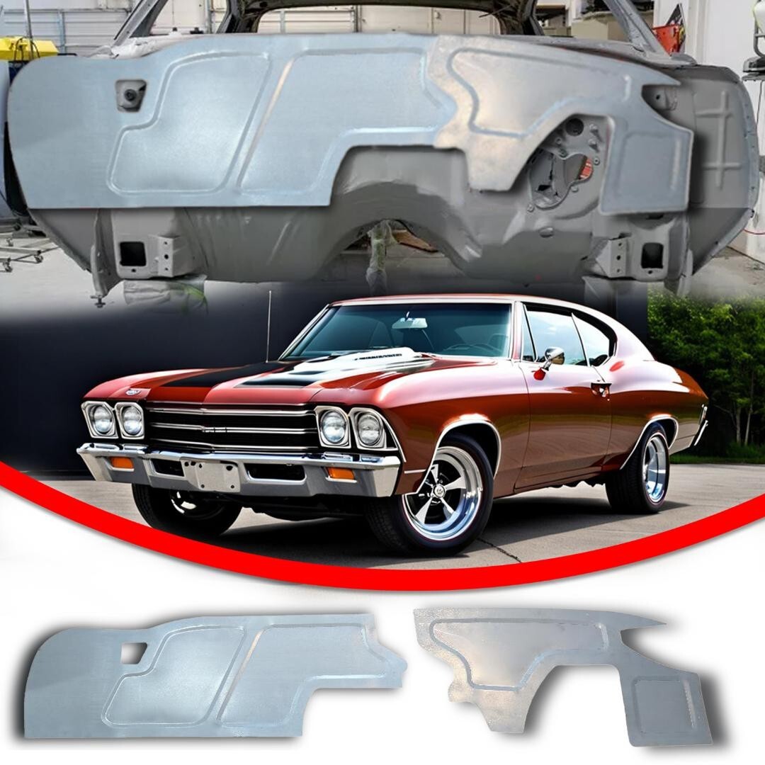 1968-72 Chevy Chevelle Malibu GTO El Camino 2 Piece Firewall Panel Set 1968-72 Chevy Chevelle Malibu GTO El Camino 2 Piece Firewall Panel Set