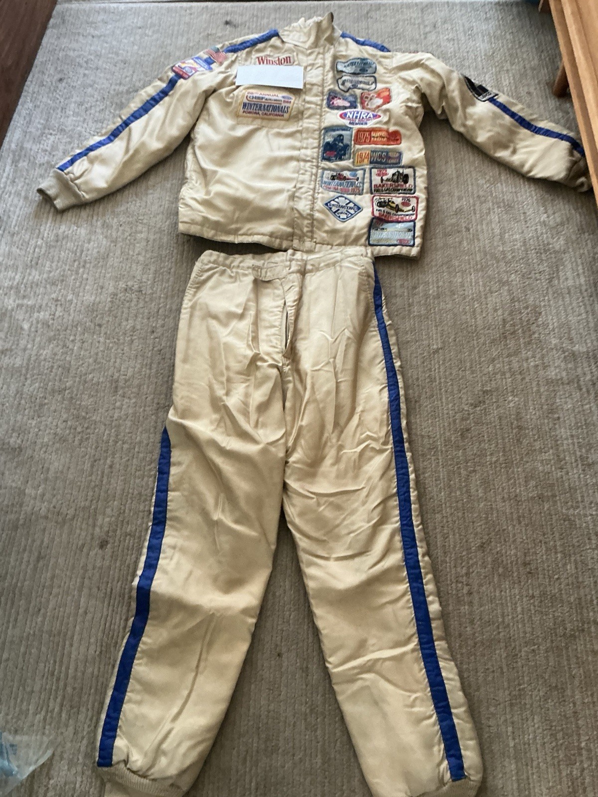 Vintage Drag Racing Fire Suit Vintage Drag Racing Fire Suit
