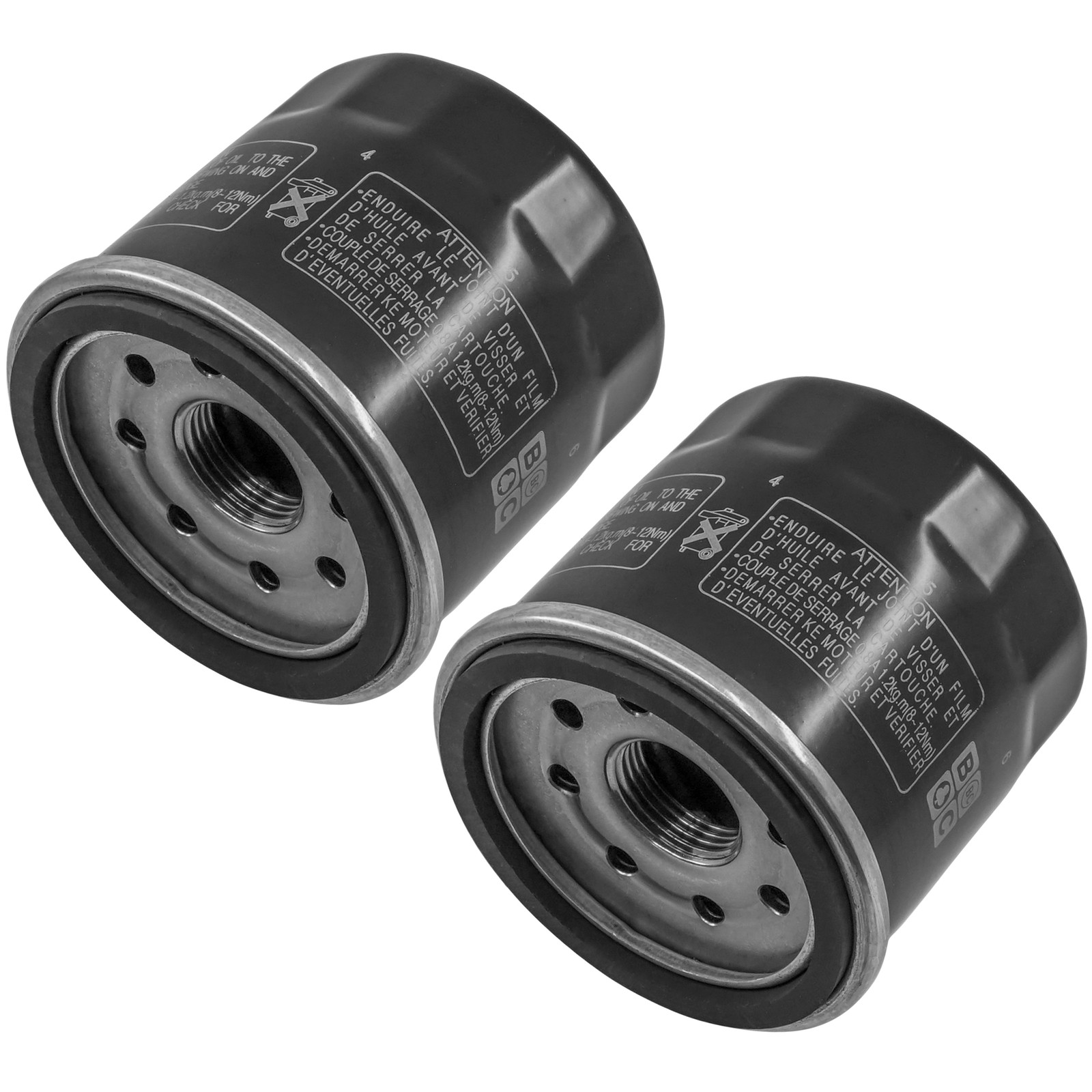 2 Pack Oil Filter for Kawasaki KVF650 Prairie 650 4X4 Brute Force 4X4 4X4I 650