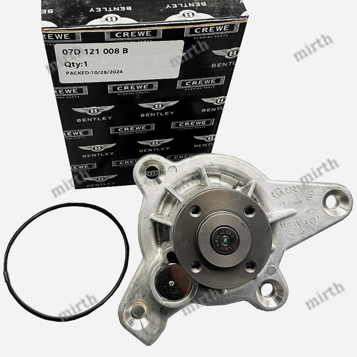 Water Pump Sealed 07D121008B For Bentley Continental Gt Gtc & Flying Spur W12 Water Pump Sealed 07D121008B For Bentley Continental Gt Gtc & Flying Spur W12