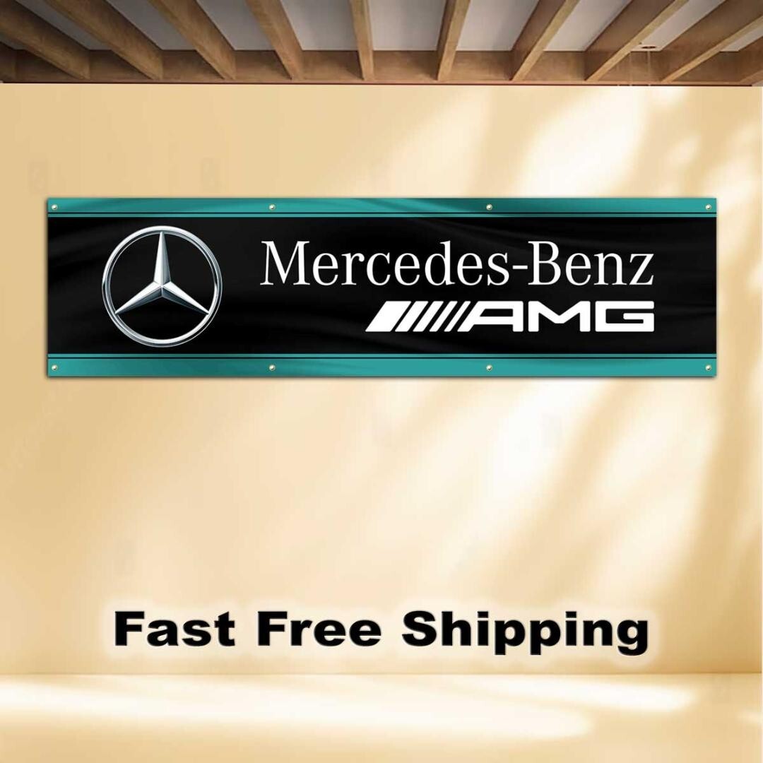 Mercedes-Benz 2'X8' BANNER FLAG Mercedes-Benz 2'X8' BANNER FLAG