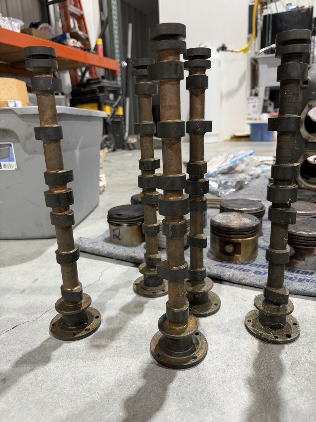 Engine Continental A-65, A-75, C-75, C-85, and C camshaft P/N 626608 aviation Engine Continental A-65, A-75, C-75, C-85, and C camshaft P/N 626608 aviation