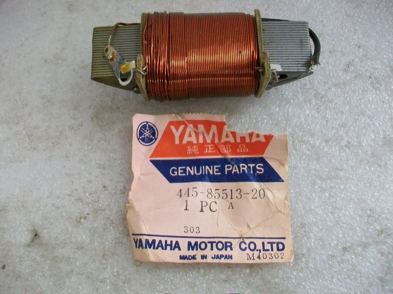 OEM NOS New Yamaha 1974 DT360 DT 360 Lighting Coil Assembly 445-85513-20-00