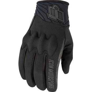 Icon Anthem 3 Gloves - Black - Men's Size Large Icon Anthem 3 Gloves - Black - Men's Size Large