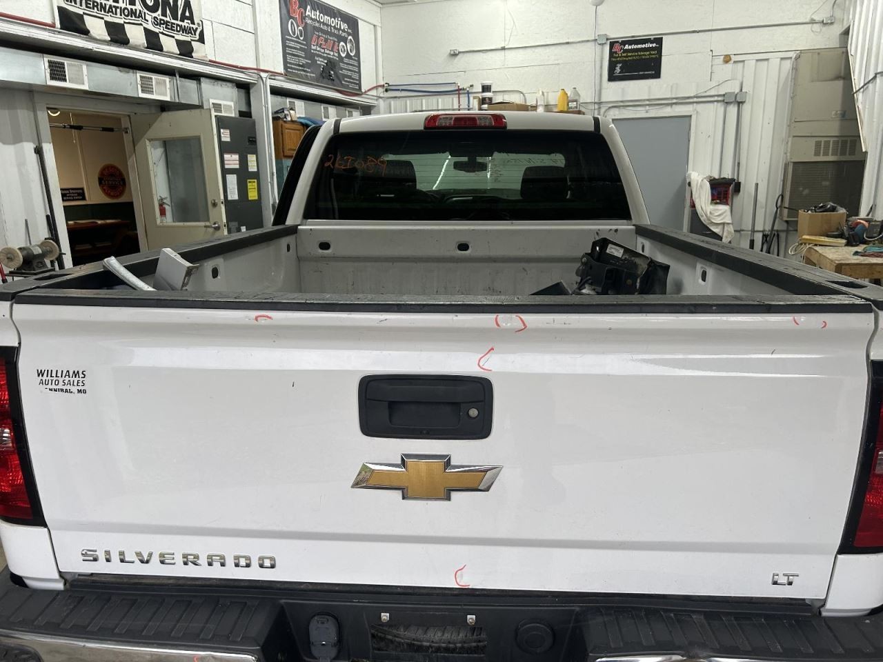 2014-2016 Chevrolet Silverado 1500 Pickup Tailgate Thru 11/08/15 Opt Ppa