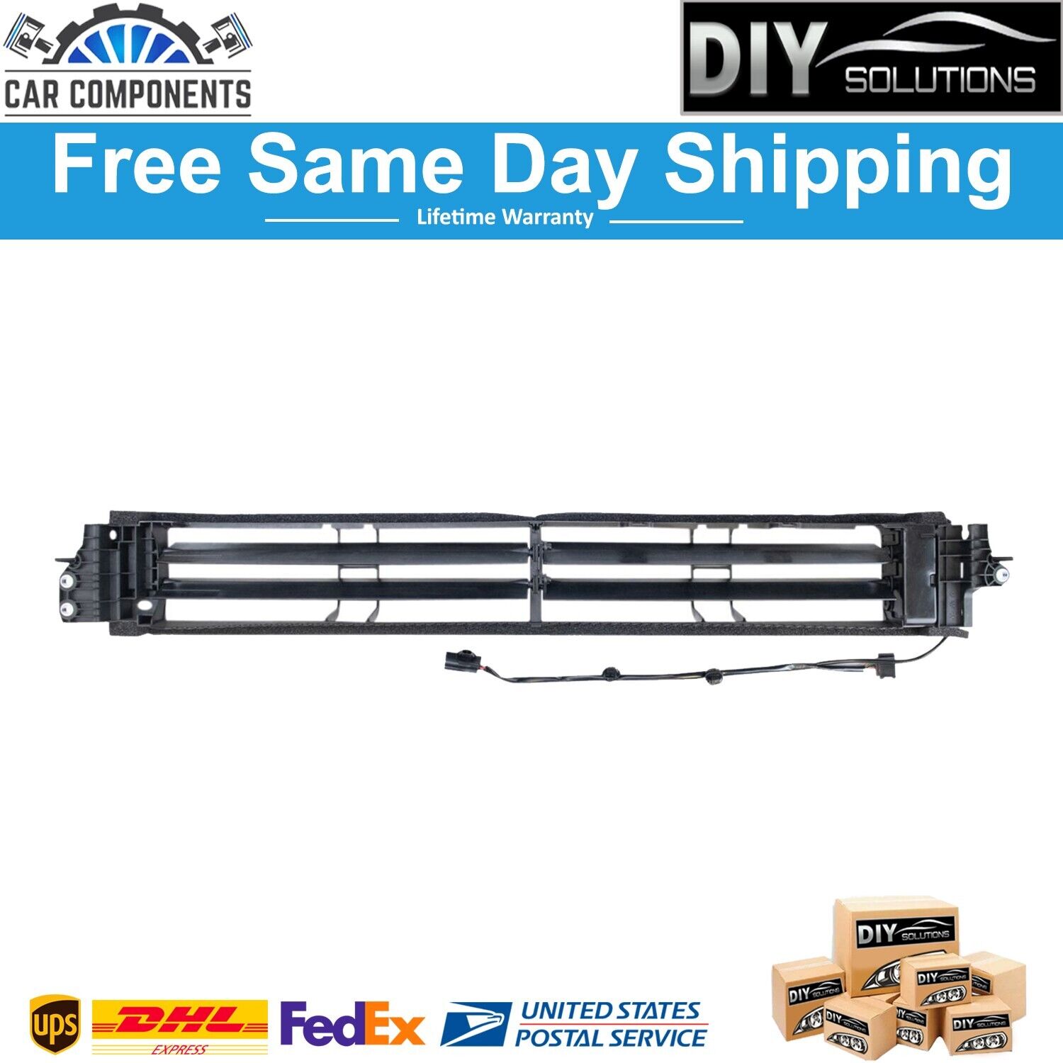 New DIY Solutions Active Grille Shutter Fits For 2019-2021 Toyota Corolla Prius