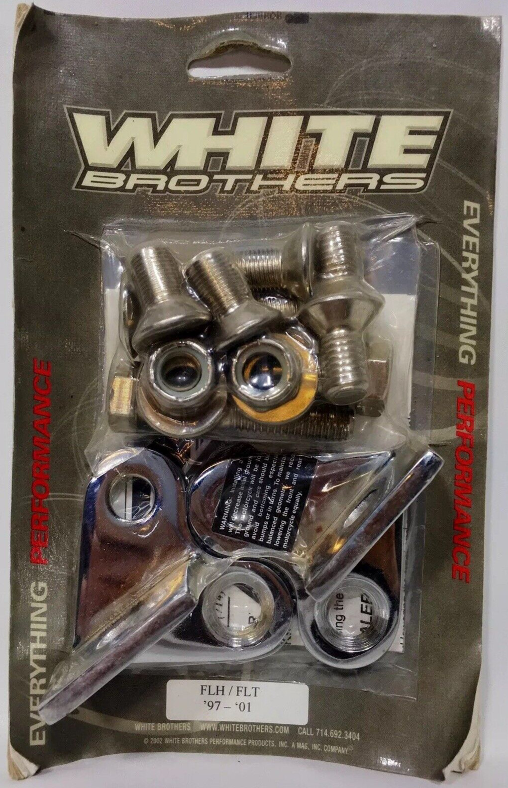 1997-2001 Harley Davidson Touring FLH FLT Rear Lowering Kit White Brothers 1997-2001 Harley Davidson Touring FLH FLT Rear Lowering Kit White Brothers