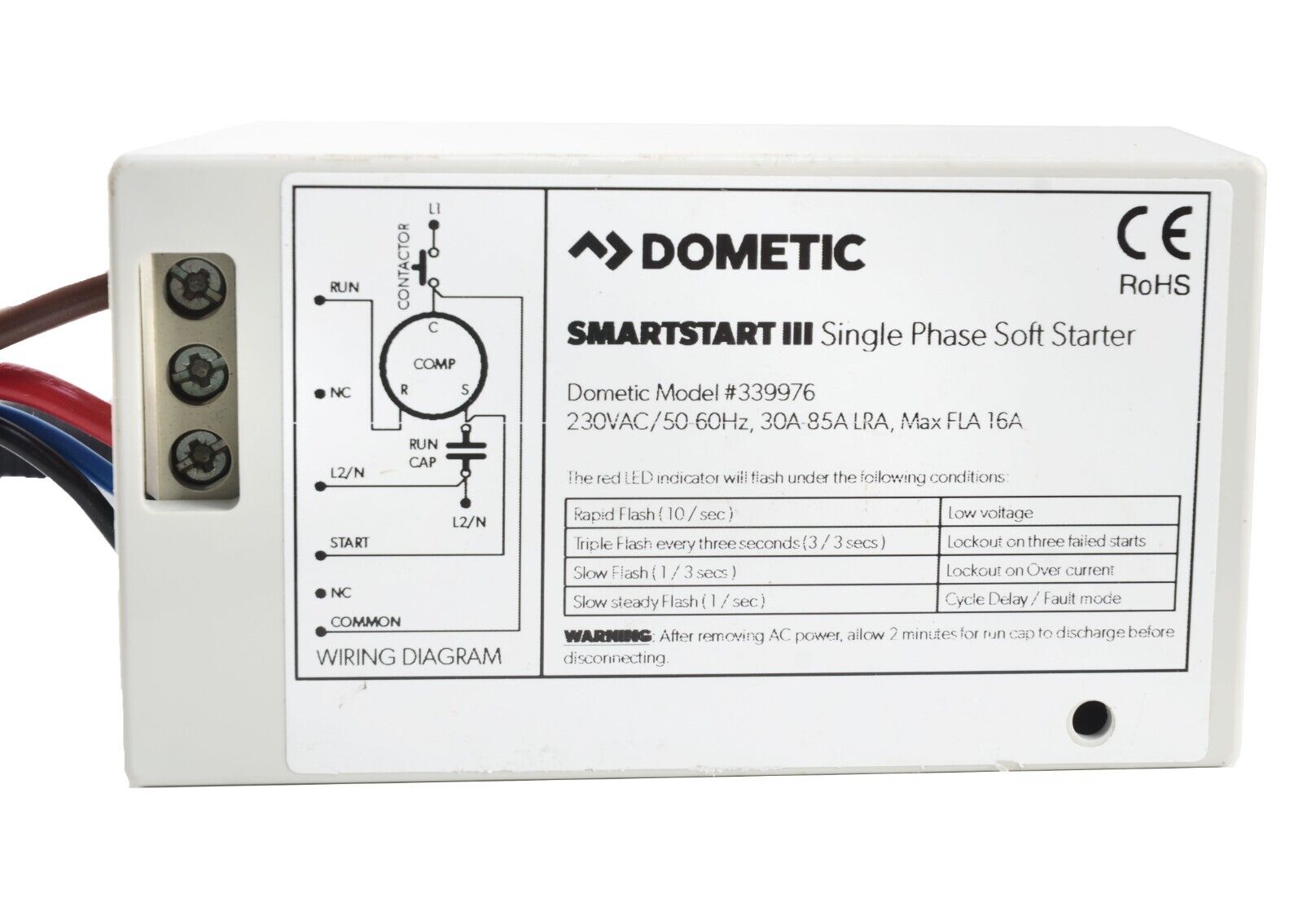 Dometic SmartStart III Soft Starter 230VAC 50/60HZ 339976 30-80 Amp Cruisair