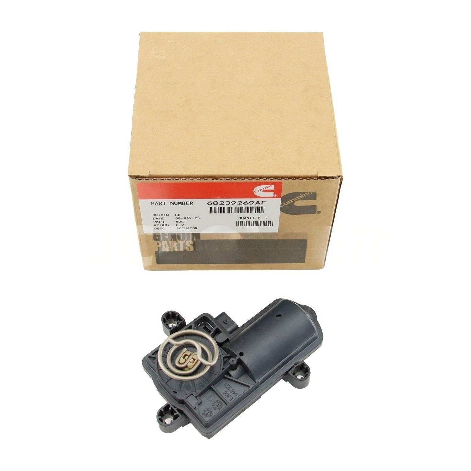 Exhaust Valve Actuators For Cummins 2015-23 Dodge Challenger Charger 68239269AF