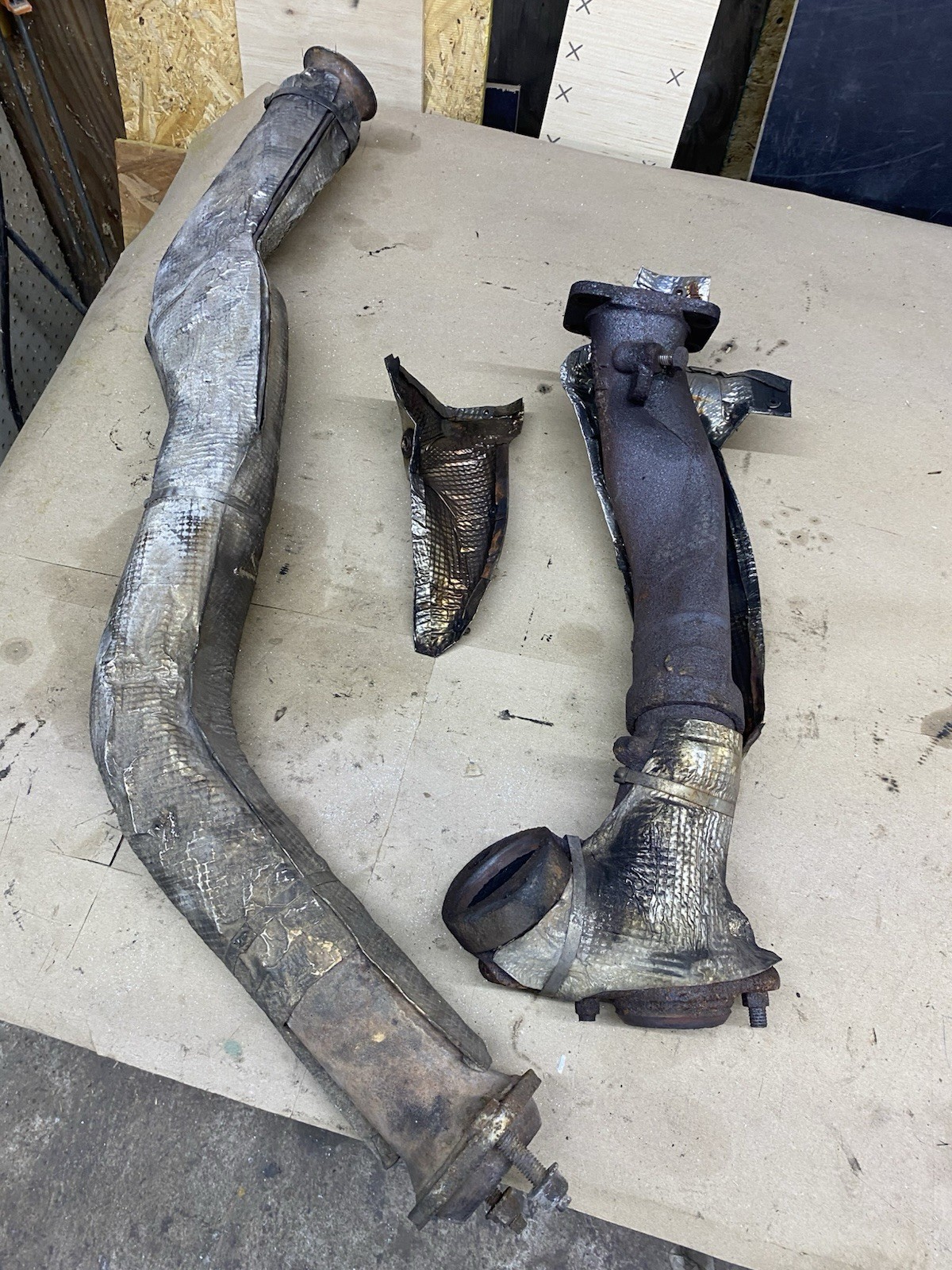 Ford 1993-94 7.3 Idi diesel Factory Turbo up pipe and y pipe f250 f350