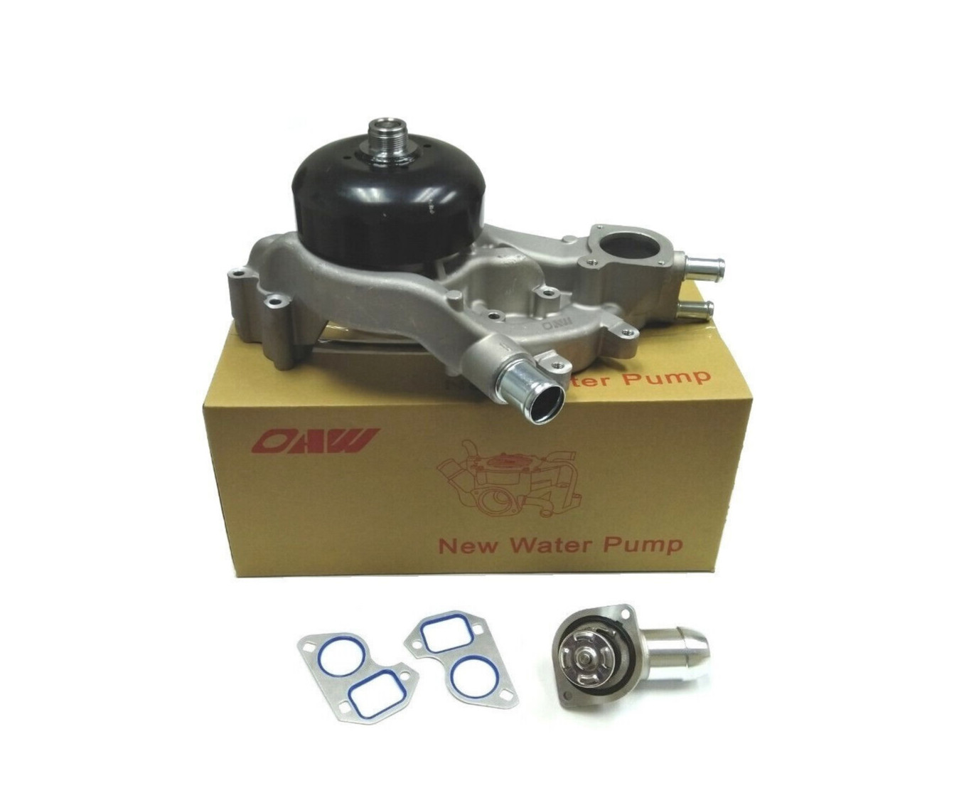 OAW Water Pump w/ Thermostat for 07-19 Chevrolet GMC Vortec 4.8L 5.3L 6.0L OAW Water Pump w/ Thermostat for 07-19 Chevrolet GMC Vortec 4.8L 5.3L 6.0L