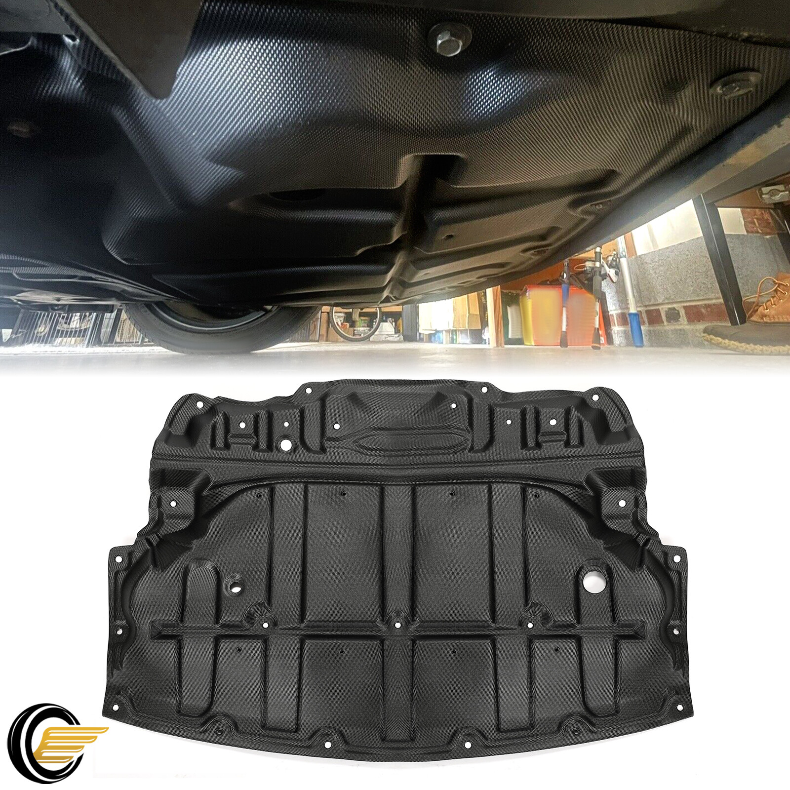 Front Engine Splash Shield Under Cover For Infiniti G37 G35 G25 Q60 QX50 07-13