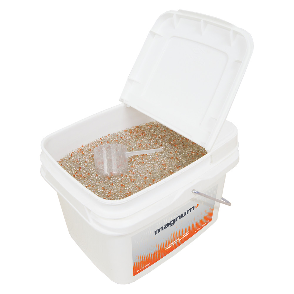 Magnum+ Tire Balancing Beads Bulk Tub 17.6 lb. with Scoop, TPMS Compatible Magnum+ Tire Balancing Beads Bulk Tub 17.6 lb. with Scoop, TPMS Compatible