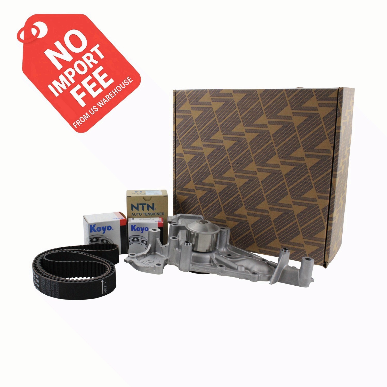 Aisin TKT-021 Timing Belt Kit Water Pump Tensioner Tσyσta Lexus 2UZ-FE V8