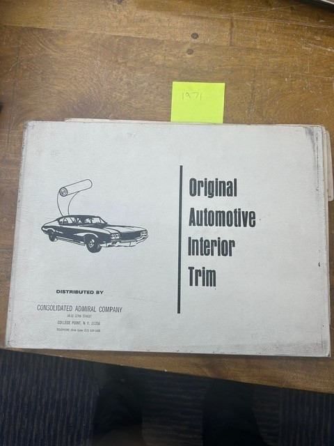 1968-1994 ORIGINAL AUTOMOTIVE FABRICS BOOKS OEM DELEO DETROIT SAMPLE BOOK VINYL 1968-1994 ORIGINAL AUTOMOTIVE FABRICS BOOKS OEM DELEO DETROIT SAMPLE BOOK VINYL