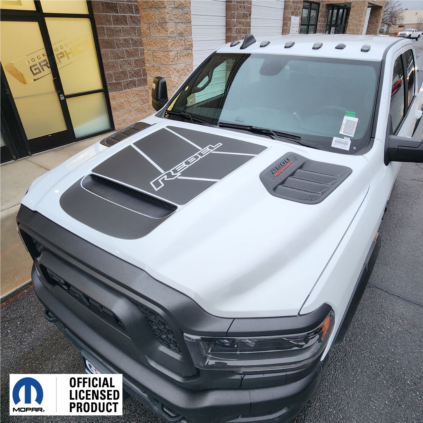 Fits 2023-2025 2500 Ram Rebel Hood Graphics Vinyl Decals Stickers Fits 2023-2025 2500 Ram Rebel Hood Graphics Vinyl Decals Stickers