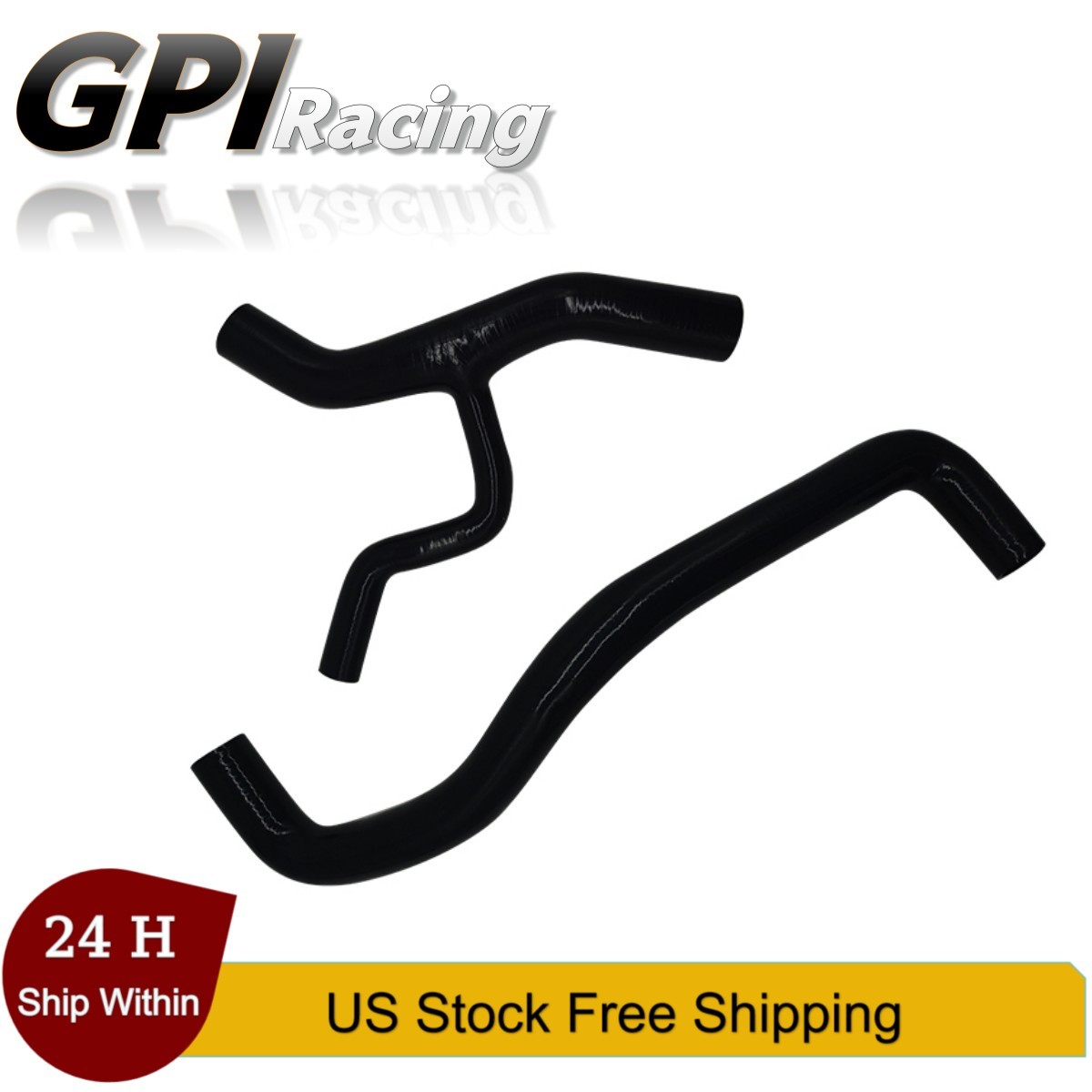 Black Silicone Radiator Coolant Hose Kit Fit 1996-2004 1997 Ford Mustang GT 4.6L Black Silicone Radiator Coolant Hose Kit Fit 1996-2004 1997 Ford Mustang GT 4.6L