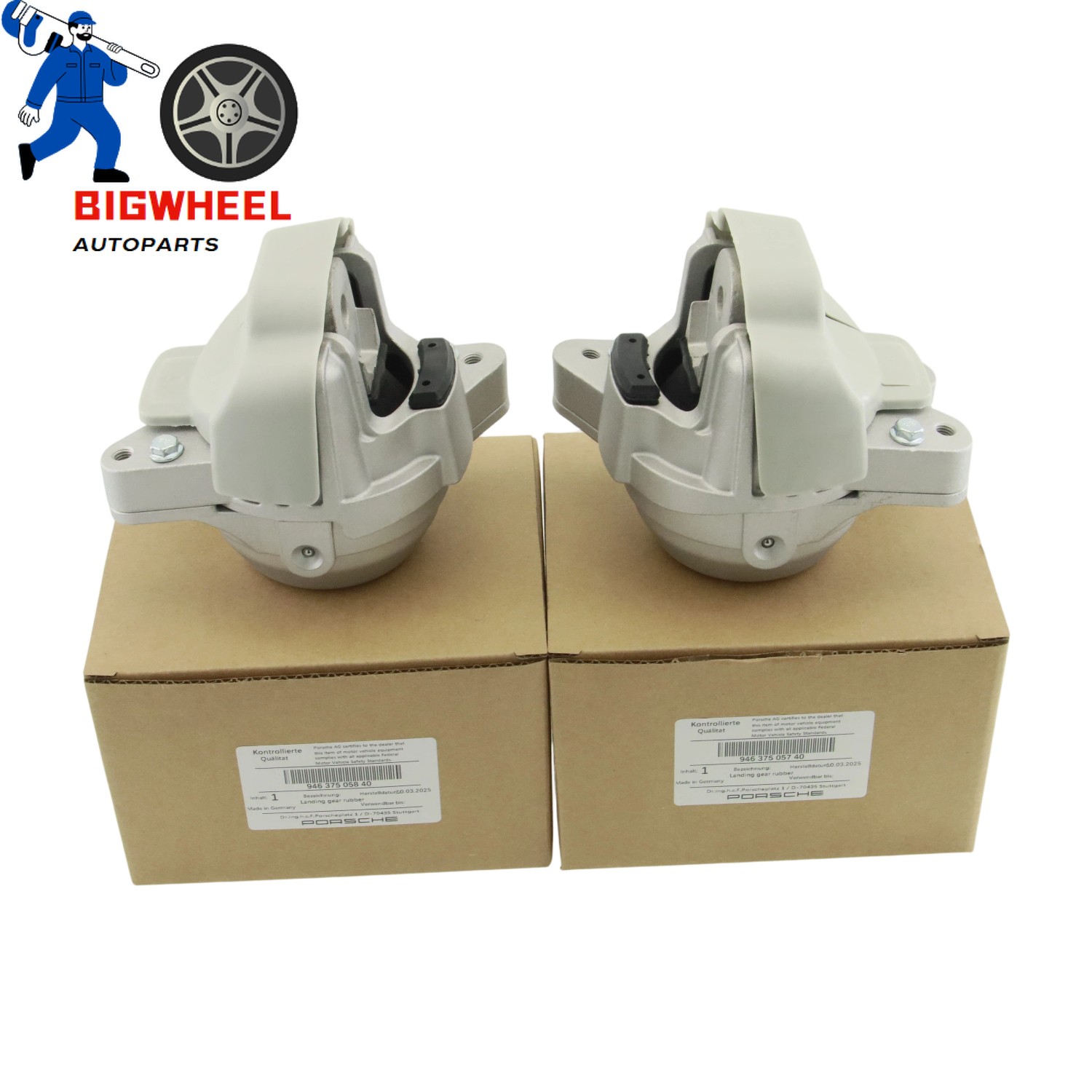 OEM LH &RH Hydraulic Engine Motor Mount For Porsche Macan 3.0L 3.6L 2015-2018