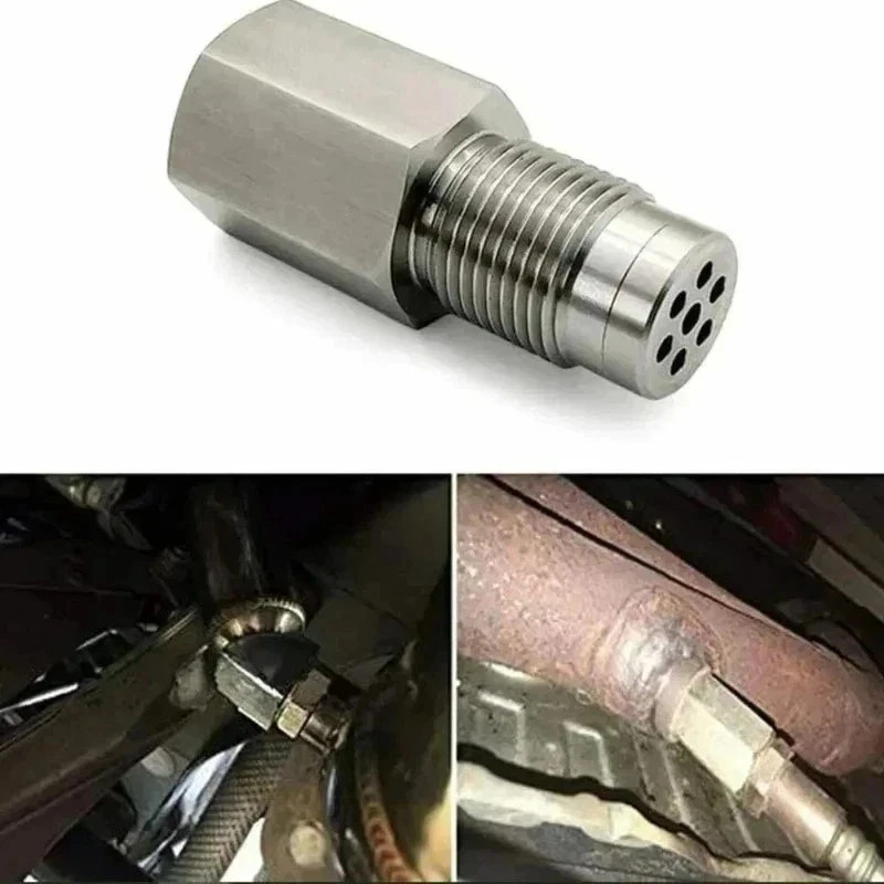 Mini Catalytic Converter Oxygen Sensor Adapter