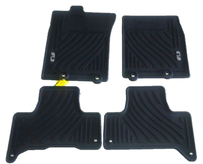 NEW OEM 2012-2014 TOYOTA FJ CRUISER ALL WEATHER FLOOR MATS 4-PIECE SET