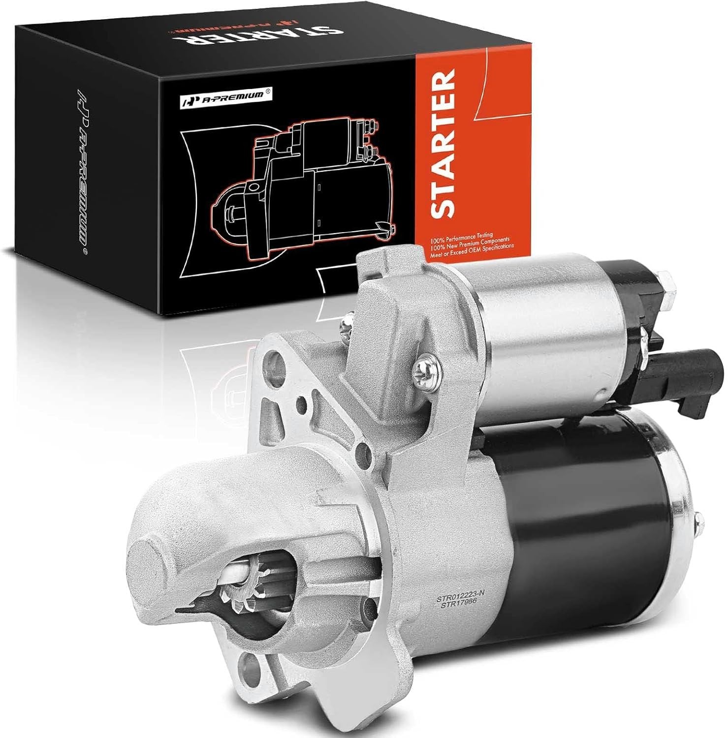 Reemplazo de motor de arranque con componentes de primera calidad Negro US NUEVO Reemplazo de motor de arranque con componentes de primera calidad Negro US NUEVO