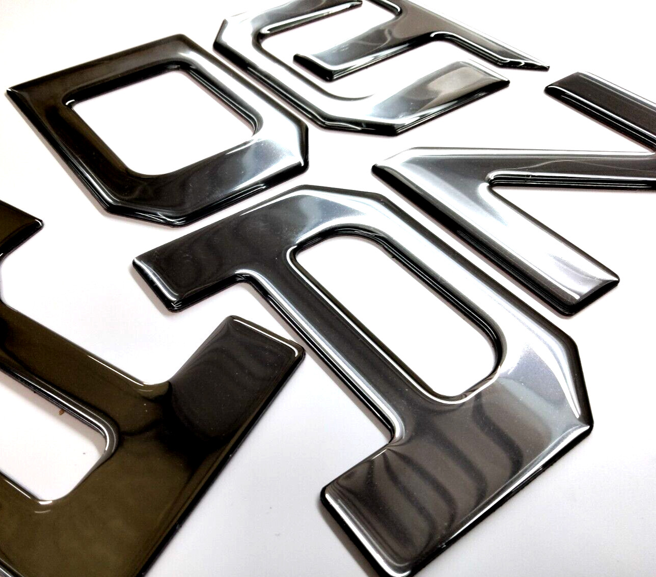 3D CHROME MIRROR RAISED DOMED TAILGATE LETTER FOR TOYOTA TUNDRA 2022- 26 US MADE 3D CHROME MIRROR RAISED DOMED TAILGATE LETTER FOR TOYOTA TUNDRA 2022- 26 US MADE