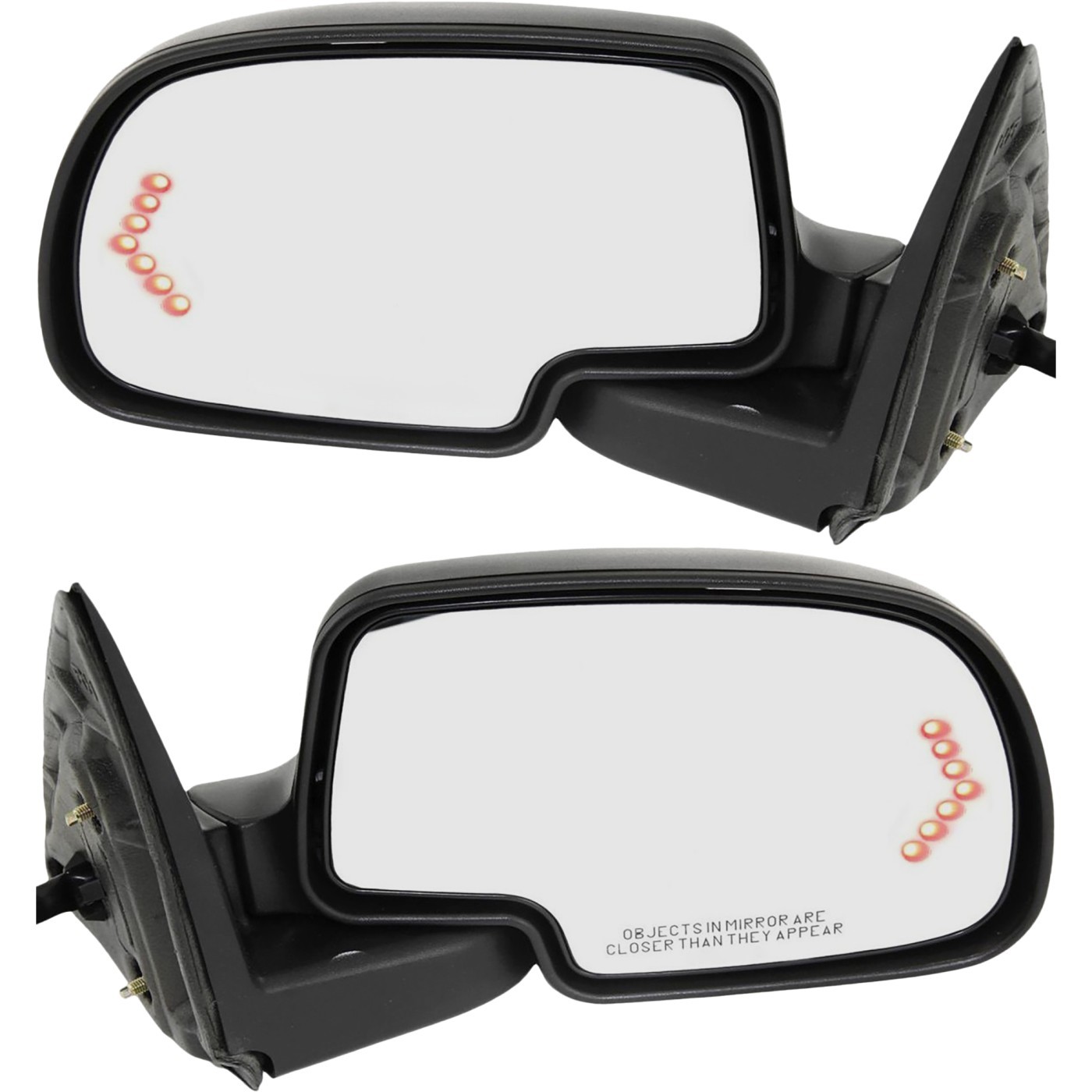 Power Mirror Set For 2003-06 Silverado 1500 with Signal and Puddle Light Heated Power Mirror Set For 2003-06 Silverado 1500 with Signal and Puddle Light Heated