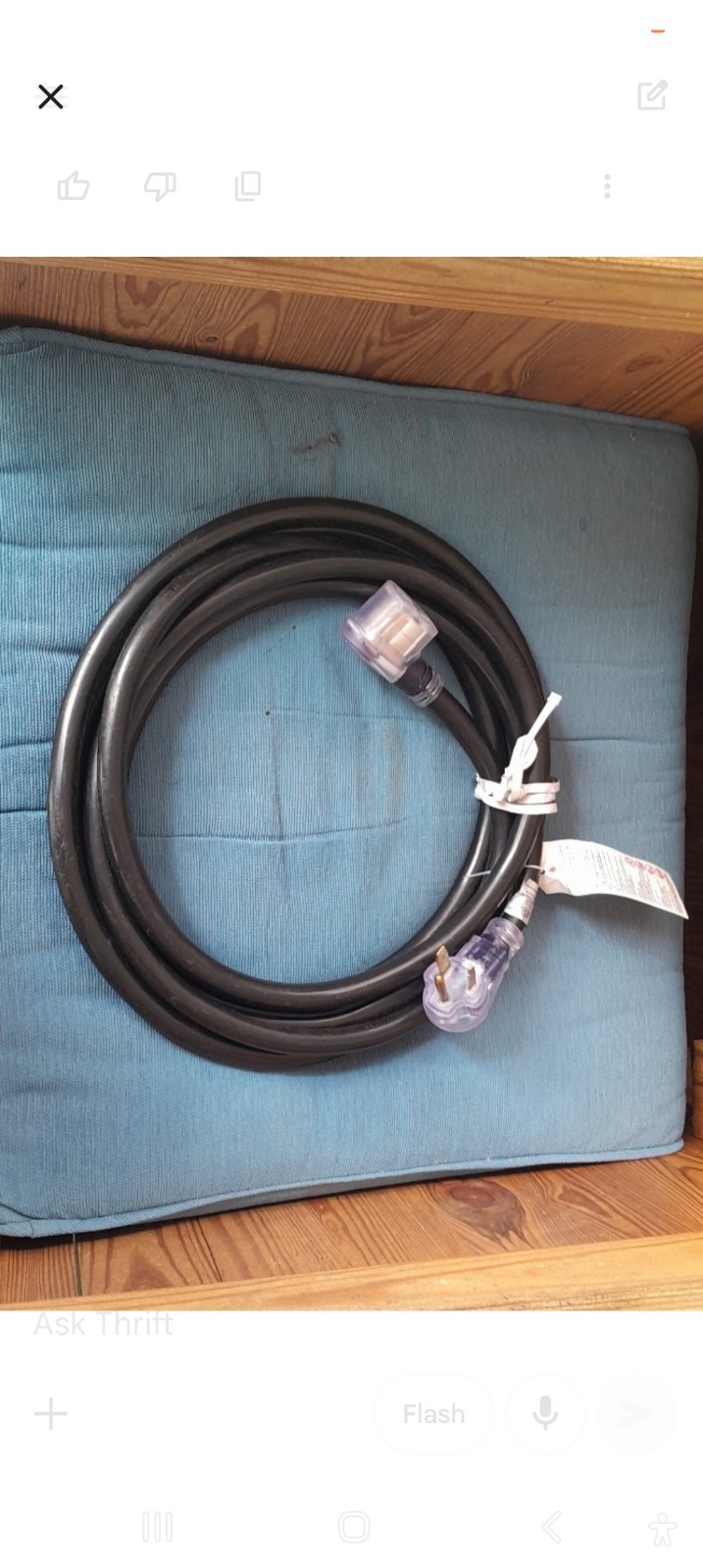 NEW 25ft 50-Amp EV Charger / RV Extension Cord - NEMA 14-50 - 8/3 AWG - Lighted