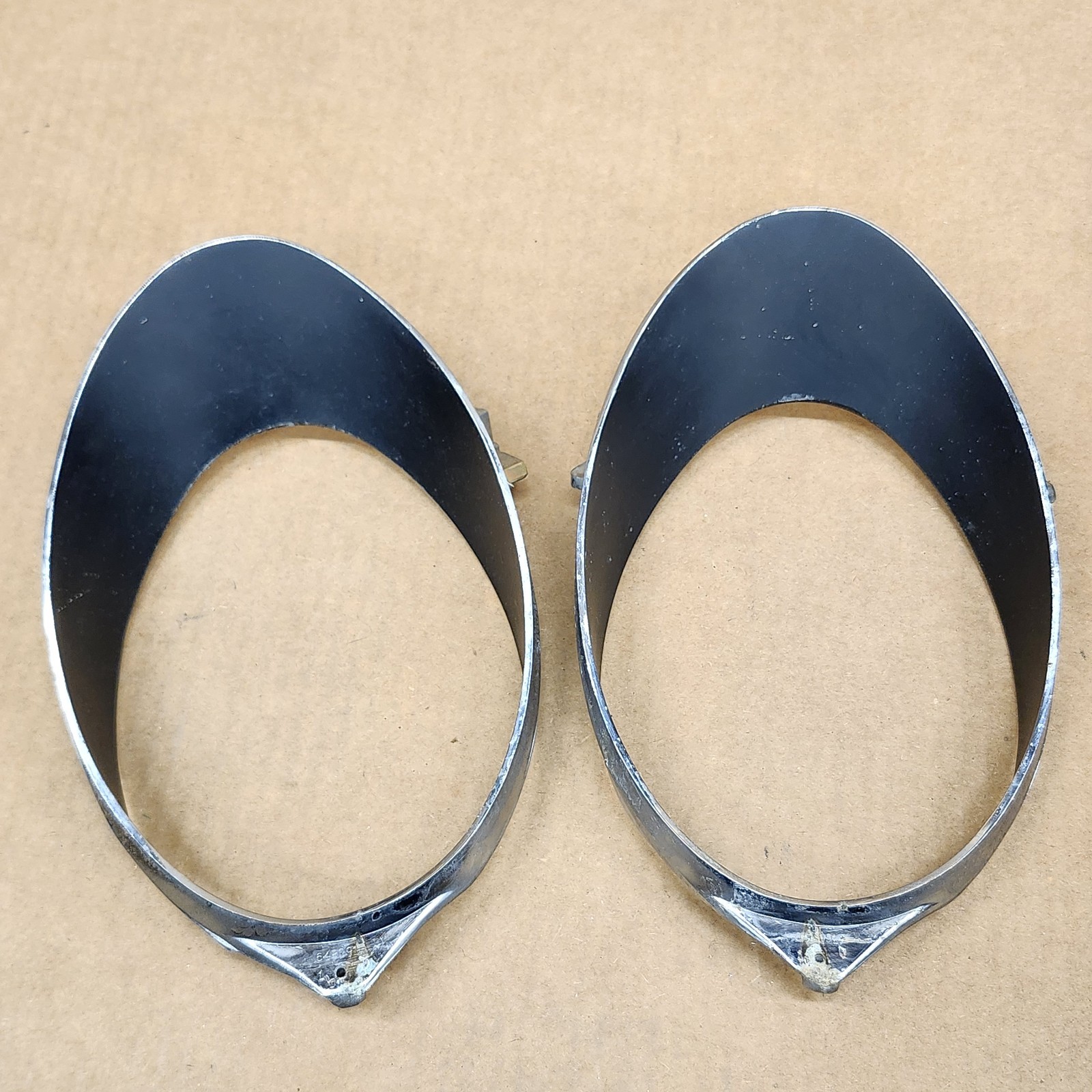 69-77 C3 Corvette Speedometer & Tachometer Bezel Trim Rings Surround Speedo Tach