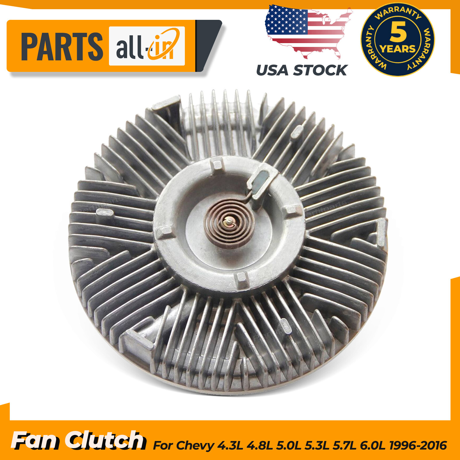 2786 Cooling Fan Clutch Fits Chevy 4.3L 4.8L 5.0L 5.3L 5.7L 6.0L 1996-2016