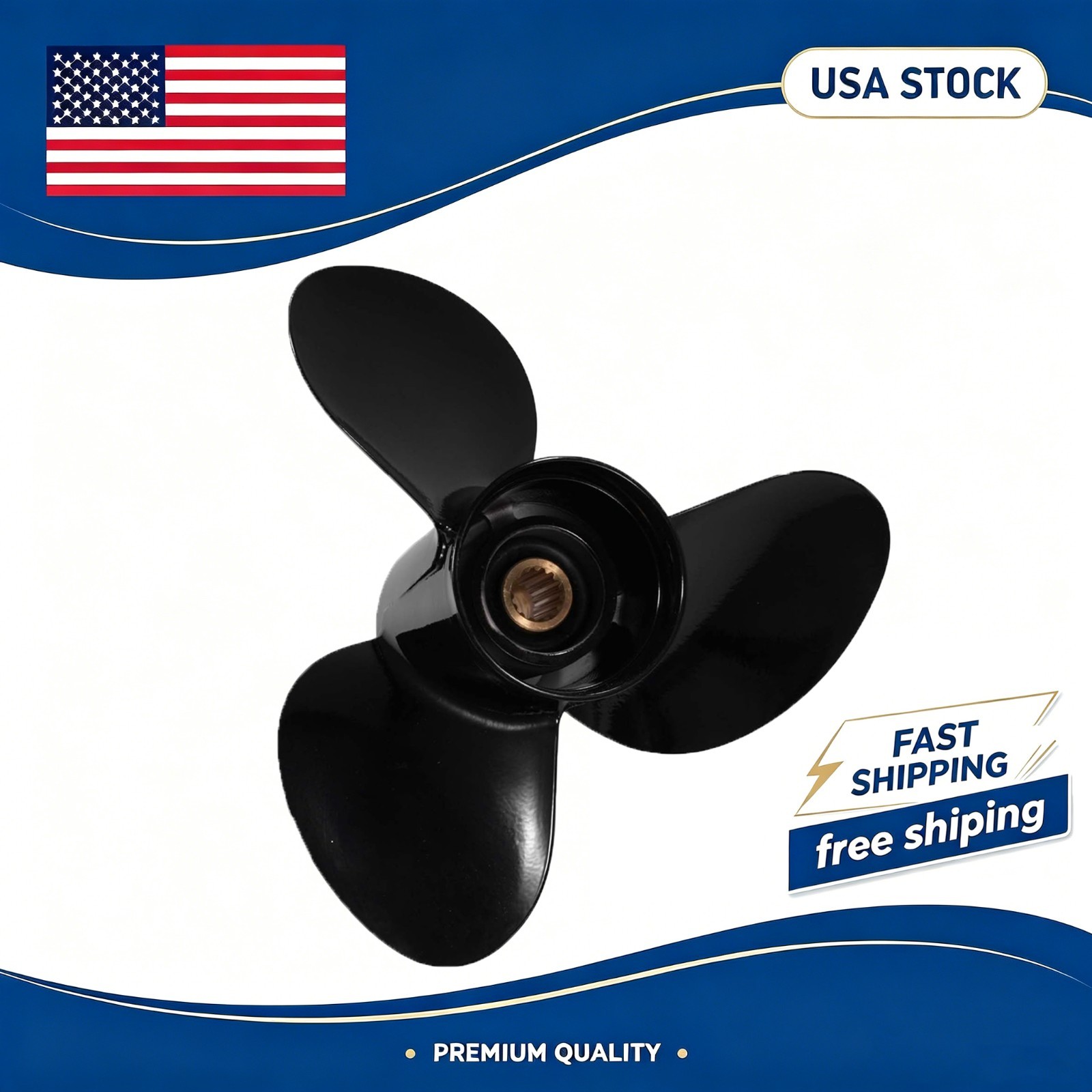 13 3/4x17 Boat Propeller For Suzuki Engine DF 90-140HP 4Stroke 15 Spline