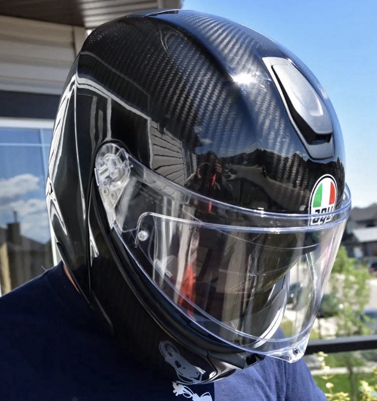 AGV SportModular Carbon Fiber Modular Helmet M 57-58 OF44H + Accessories