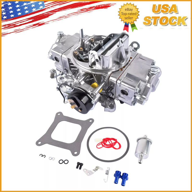 BR-67255 650CFM Carburetor for 4-Barrel Square Bore Double Pumper Electric Choke