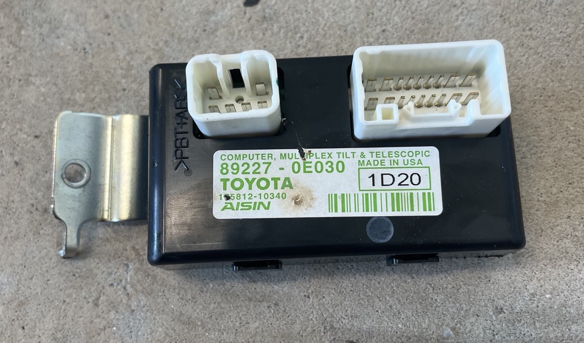 10-15 LEXUS RX350 RX450H OEM STEERING COLUMN TILT TELESCOPIC MODULE 89227-0E030 10-15 LEXUS RX350 RX450H OEM STEERING COLUMN TILT TELESCOPIC MODULE 89227-0E030