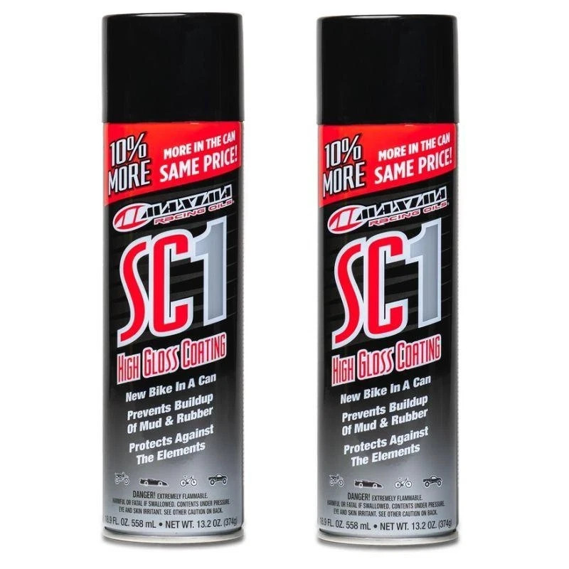 Maxima SC1 High Gloss Clear Coat Silicone Spray 18.9oz Detailer 2-Pack