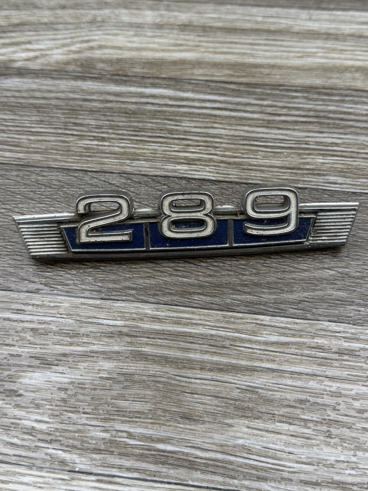 289, Vintage OEM 1967-69 Ford TORINO FAIRLANE, Mercury CYCLONE 289 Fender Emblem 289, Vintage OEM 1967-69 Ford TORINO FAIRLANE, Mercury CYCLONE 289 Fender Emblem