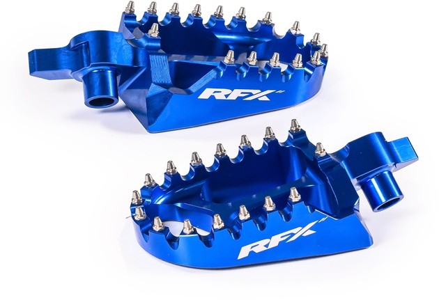 RFX Pro Aluminum Footpegs Blue for Yamaha YZ450F/YZ250F 4-Stroke/WR450F