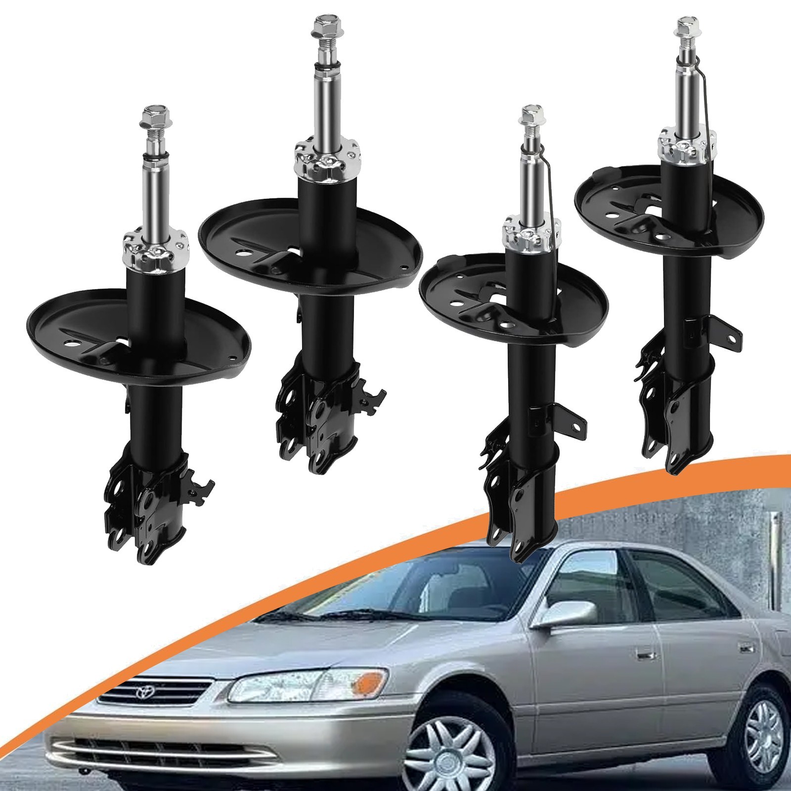 Juego completo de amortiguadores para 97-01 Toyota Solara Avalon Camry Lexus ES Juego completo de amortiguadores para 97-01 Toyota Solara Avalon Camry Lexus ES