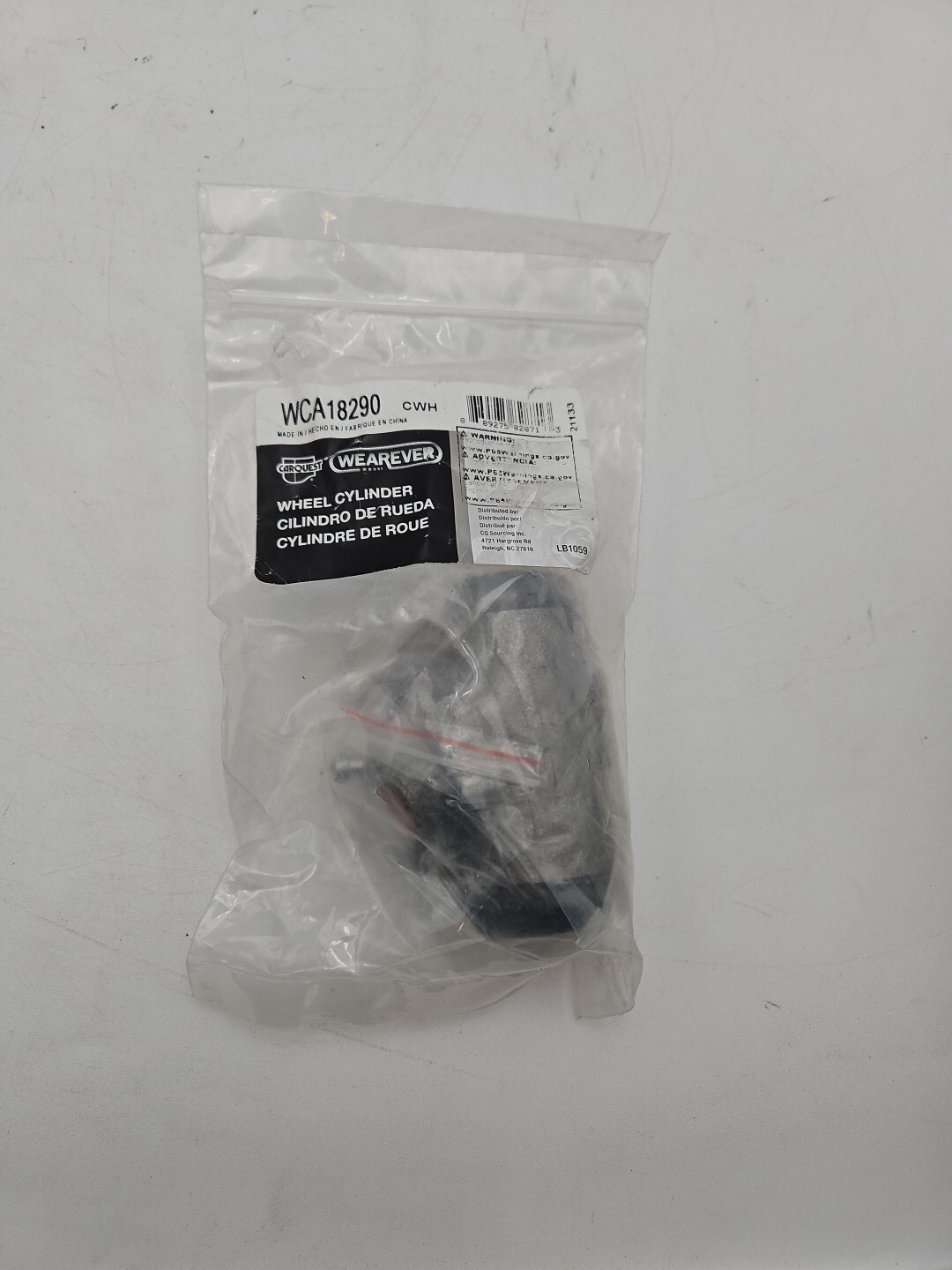 Carquest Wearever Drum Brake Wheel Cylinder WCA18290 Carquest Wearever Drum Brake Wheel Cylinder WCA18290