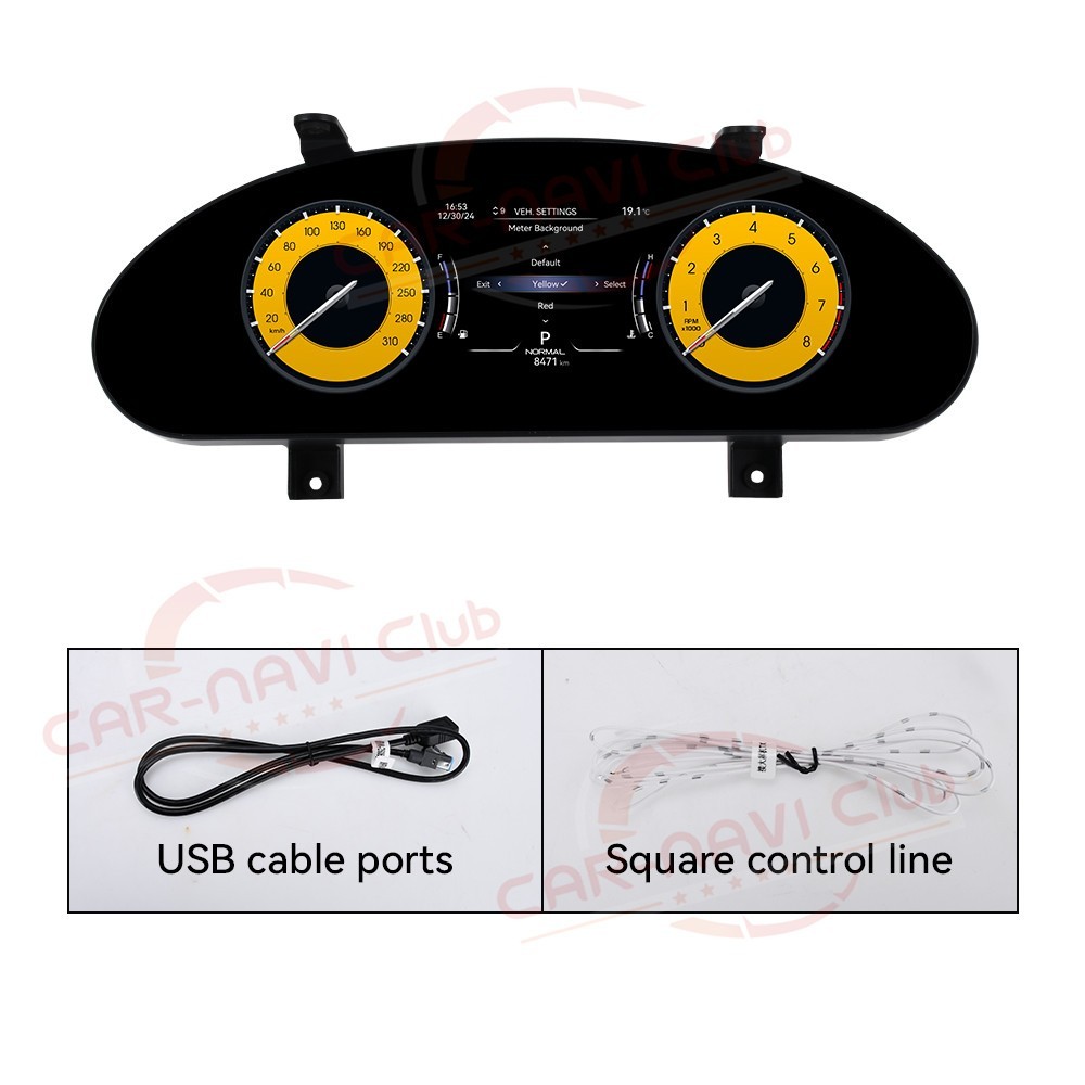 For Maserati GranTurismo GT 2007-2015 Car Dashboard Digital Cluster Map Carplay