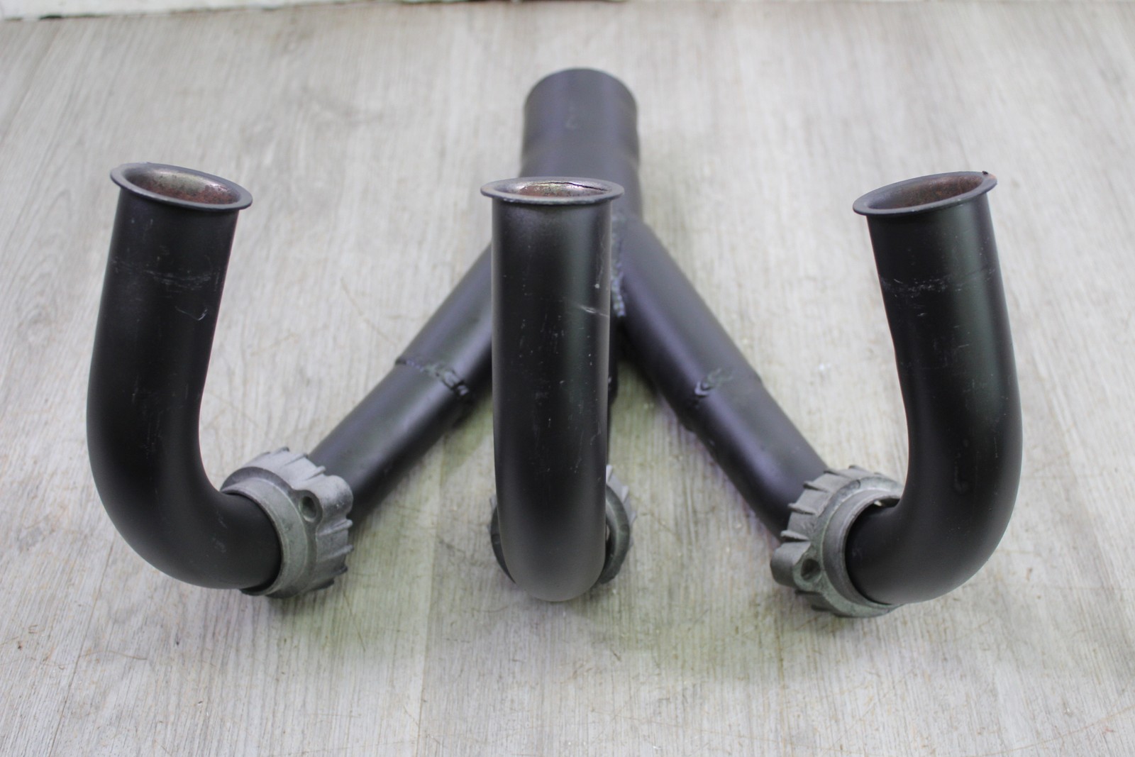 1974 Kawasaki H2 3 into 1 Exhaust Head Pipe Header Assembly