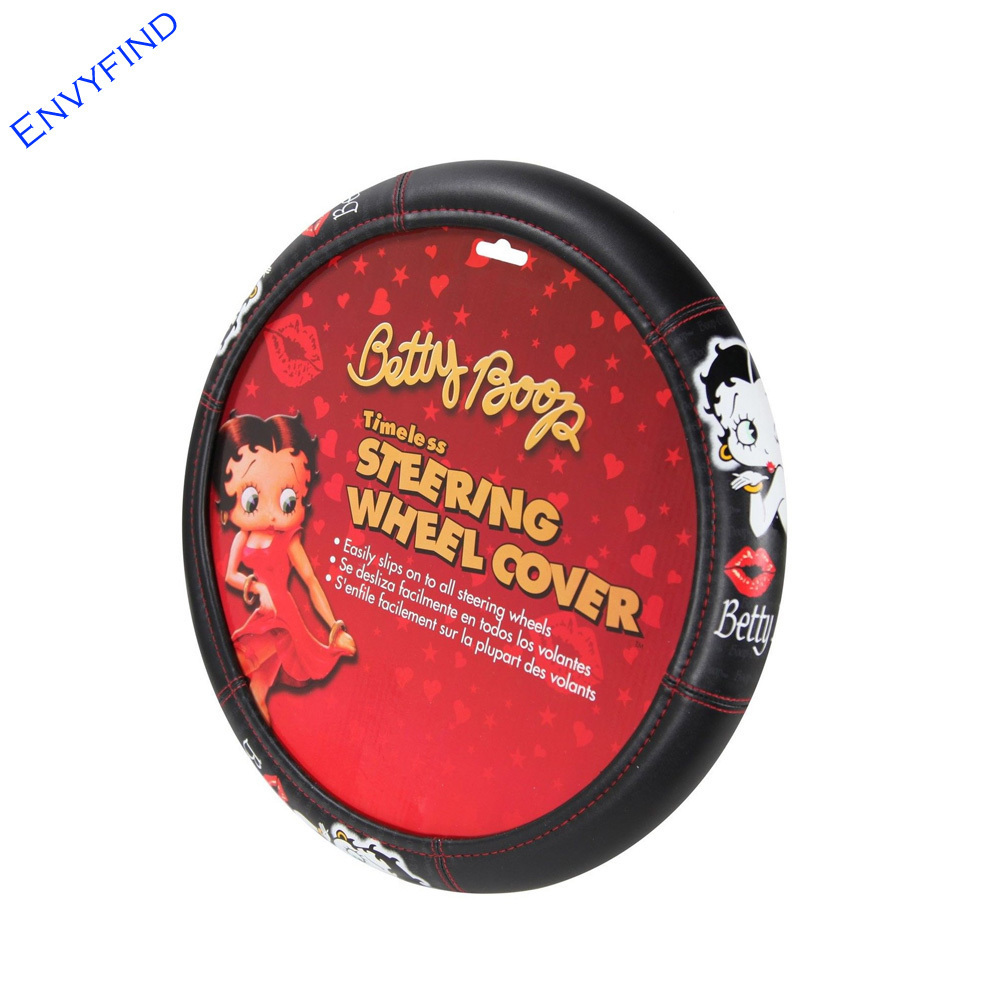 NEW Betty Boop Timeless Universal Car Truck SUV Speed Grip Steering Wheel Cover NEW Betty Boop Timeless Universal Car Truck SUV Speed Grip Steering Wheel Cover
