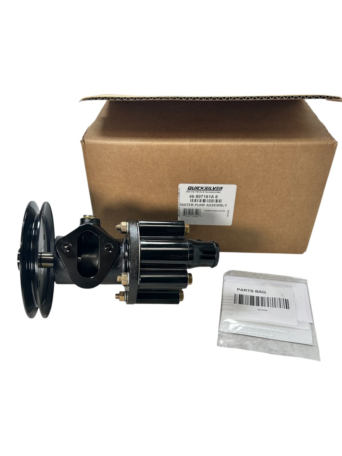 Mercury Quicksilver 46-807151A8, Sea Water / Raw Water Pump Assembly, OEM