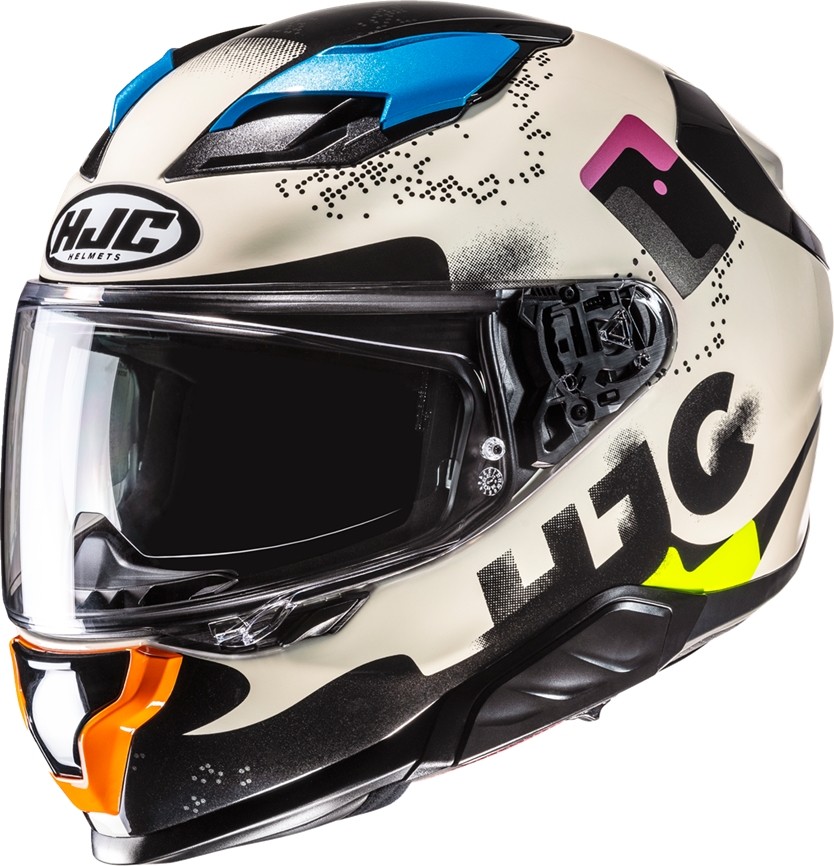 HJC 0853-1528-06 F71 Faco Helmet Lg White HJC 0853-1528-06 F71 Faco Helmet Lg White