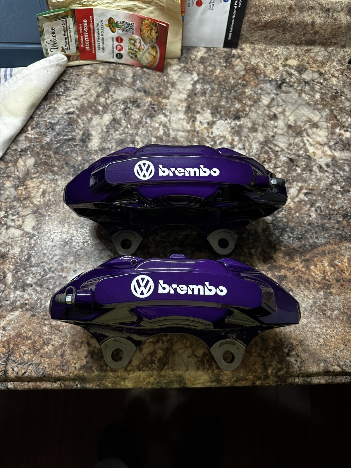 06-17 VW Touareg Brembo BM5 Front Brake Calipers (17z/18z variant) MK5/MK6 BBK