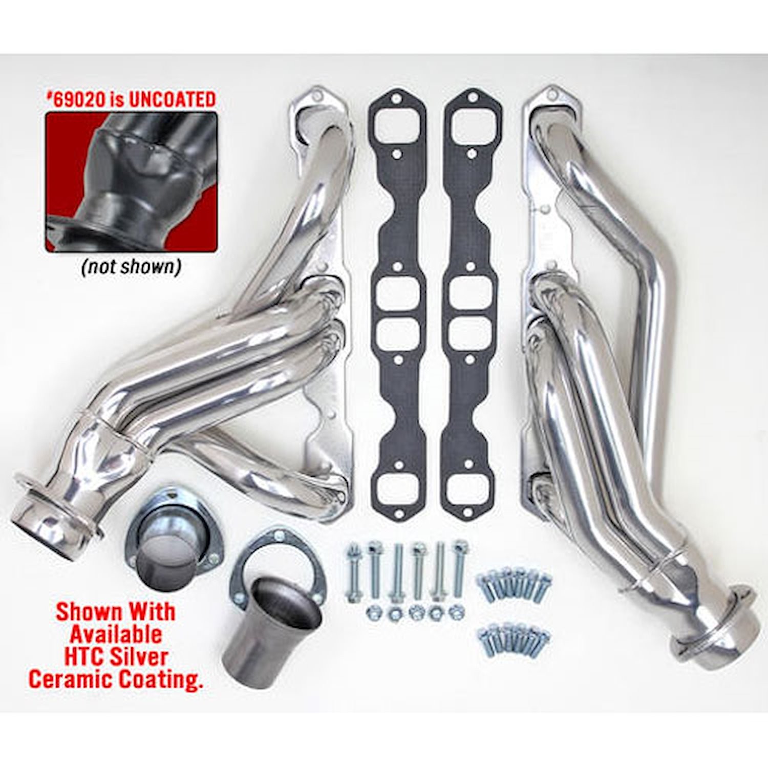 Hedman Standard Duty Uncoated Mid-Length Headers for 1967-for 1987 Chevy/GMC
