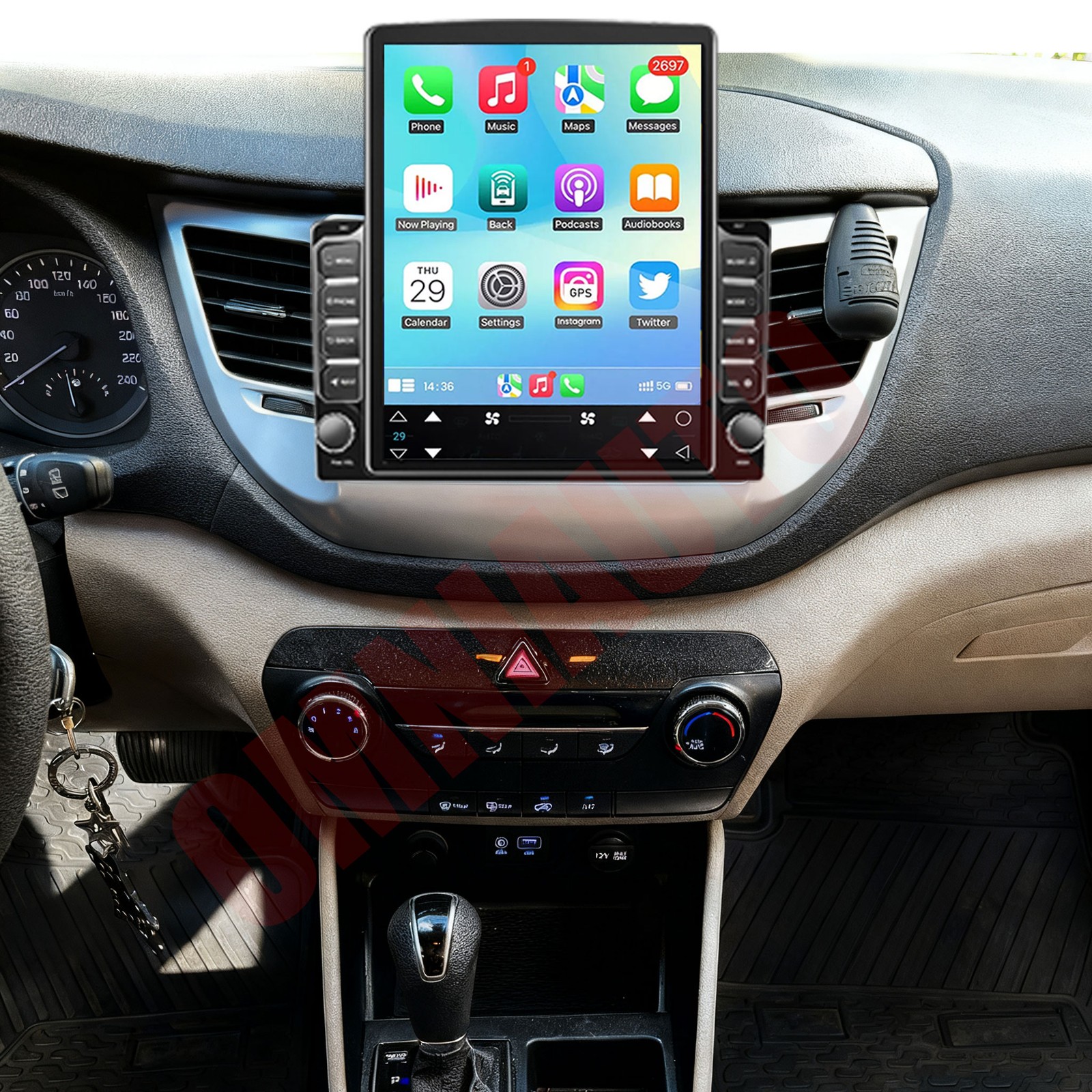 64G Car Stereo Radio For Hyundai Tucson 2015-2019 Android 15 Apple Carplay GPS