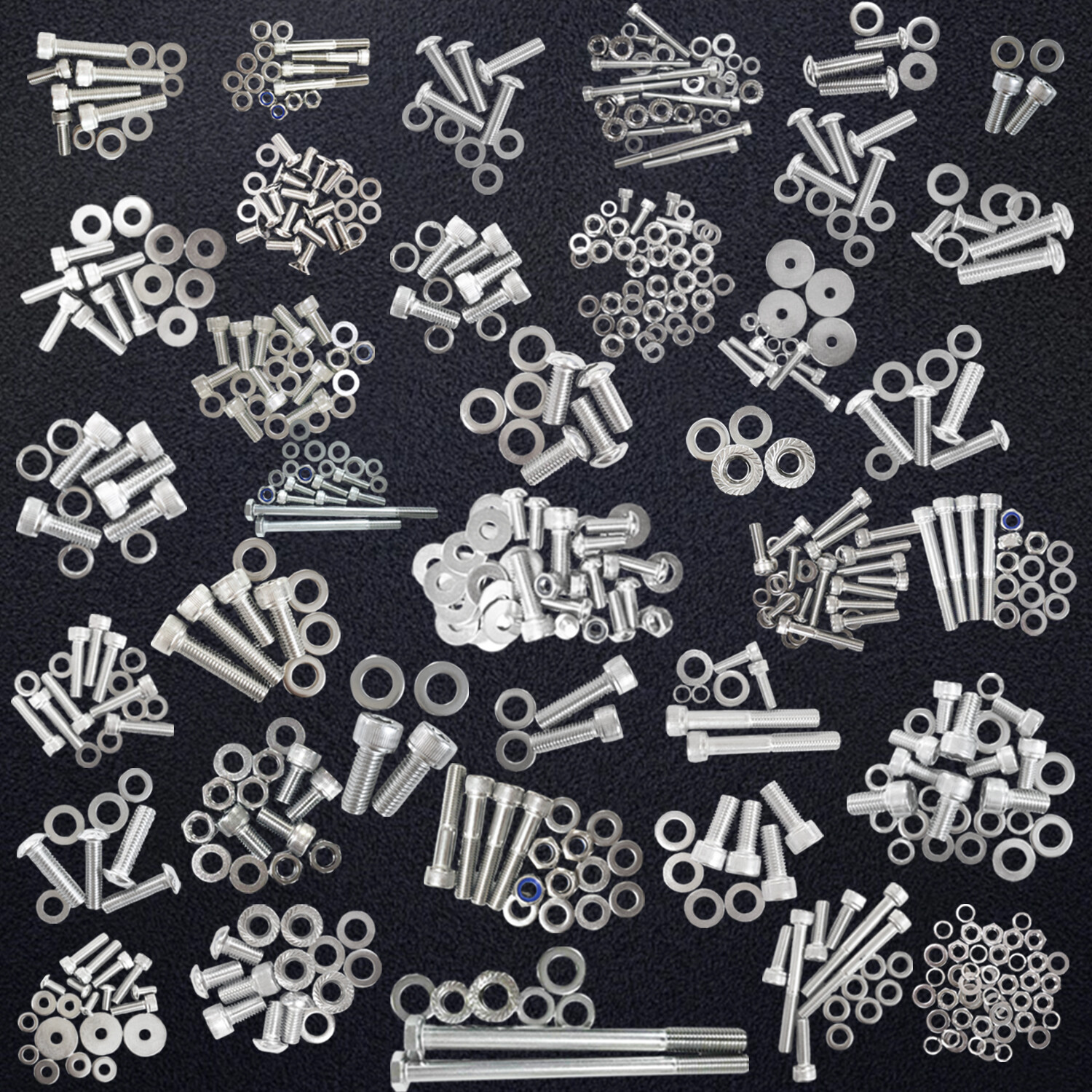 667pcs Stainless Steel Engine Body Screw Bolts Kit for Yamaha Banshee 350 YFZ350