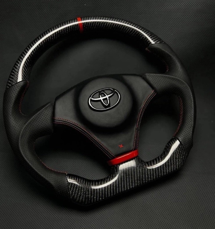 TRD carbon fiber  steering Wheel for TOYOTA CELICA, MR2 SPYDER, Supra MK4 JZA80